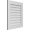 Ekena Millwork Vertical Surface Mount PVC Gable Vent: Non-Functional, w/ 3-1/2"W x 1"P Standard Frame, 24"W x 28"H GVPVE24X2801SN - alternate 3